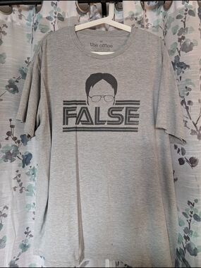 Ripple Junction Gray 'FALSE' The Office Graphic Tee